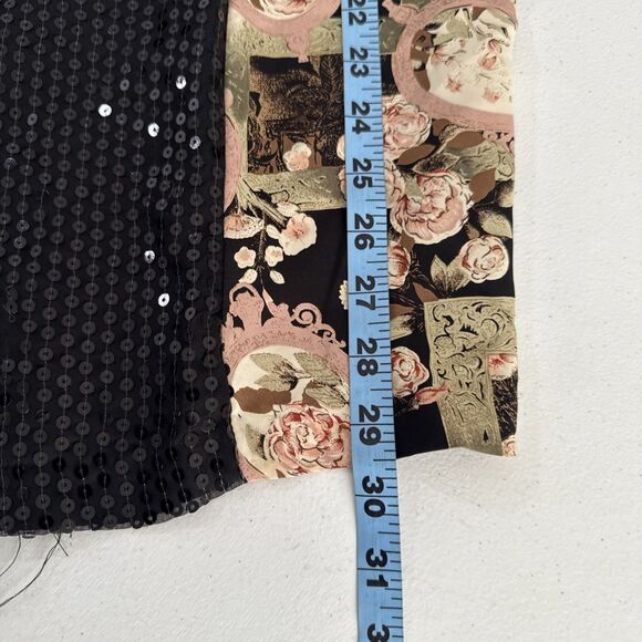 Judy Knapp Jacket Womens Large Lightweight‎  Patchwork Artsy Boho 90s Y2K - Picture 9 of 12